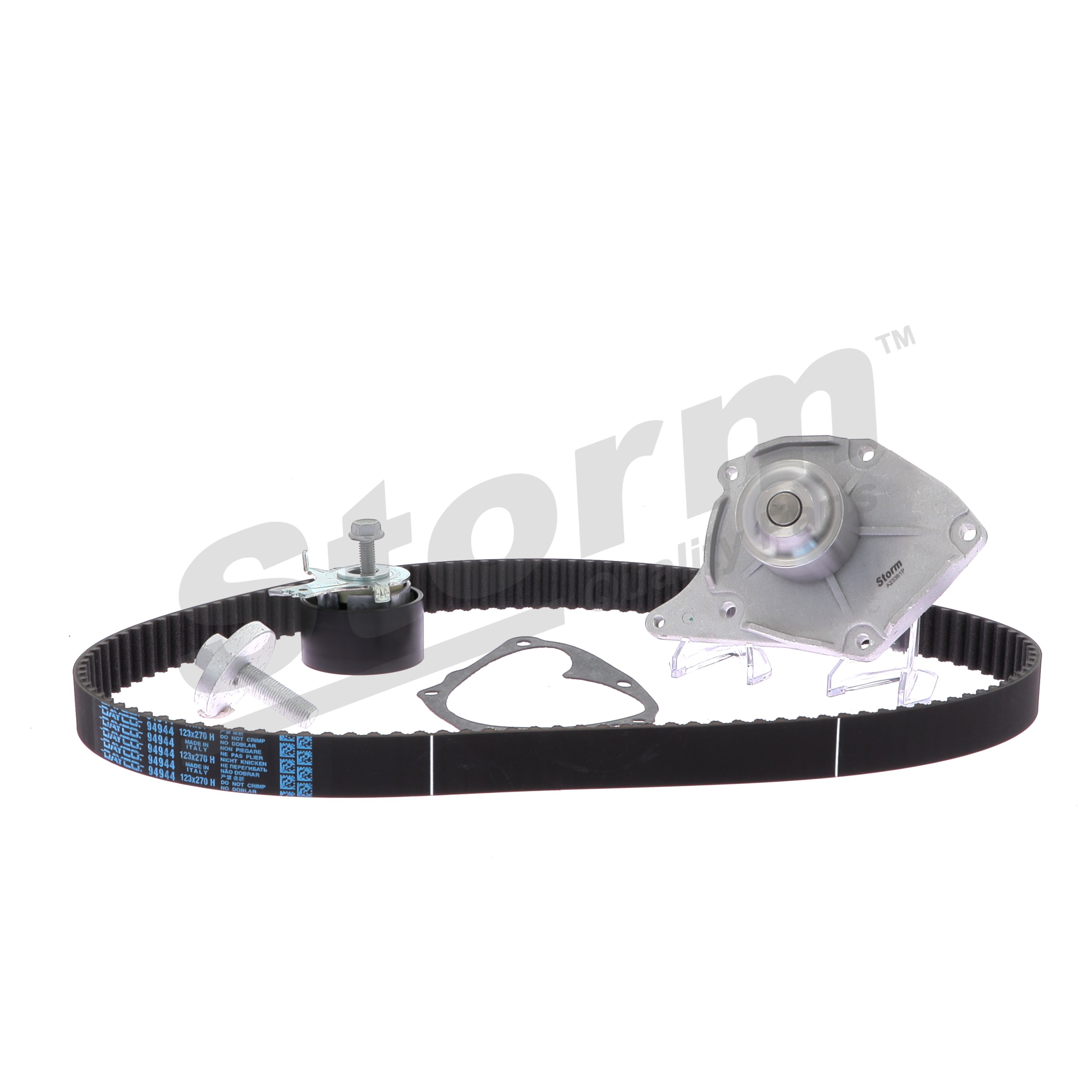 STORM QUALITY PARTS 5550579KP Vandpumpe + tandremssæt Dacia Logan Express 1.5 dCi (FS0Y, FS00, FS0J) 65 HK K9K 794