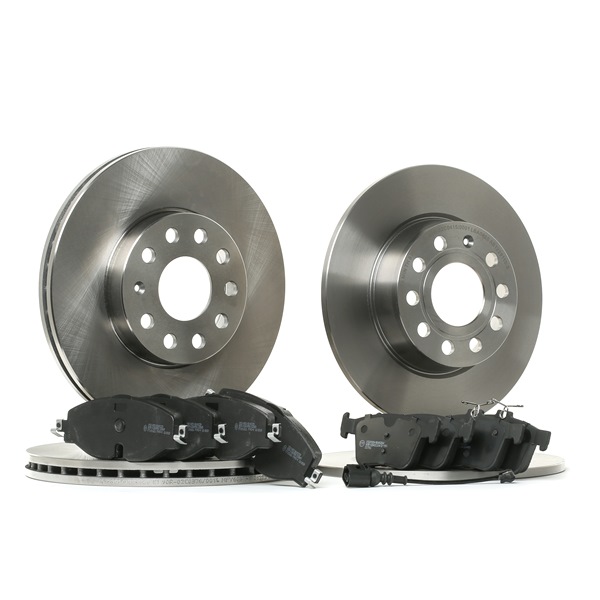 RIDEX 3405B0502 Kit de frein AUDI A3 8v 1.4 TFSI 125CV 2014