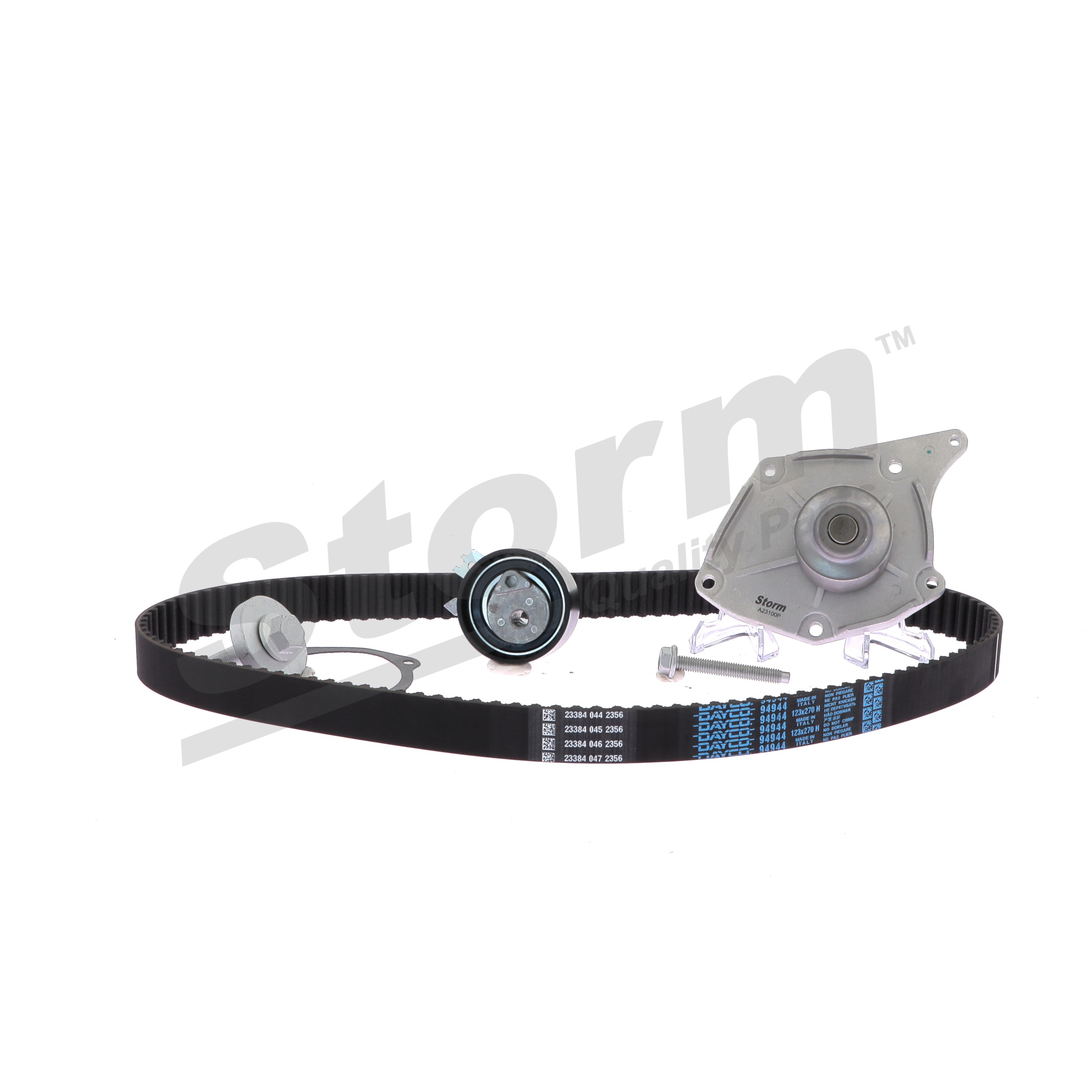 STORM QUALITY PARTS 5550578KP Vezérműszíj készlet vízpumpával Renault Clio 2 1.5 dCi (B/CB03) 80 LE