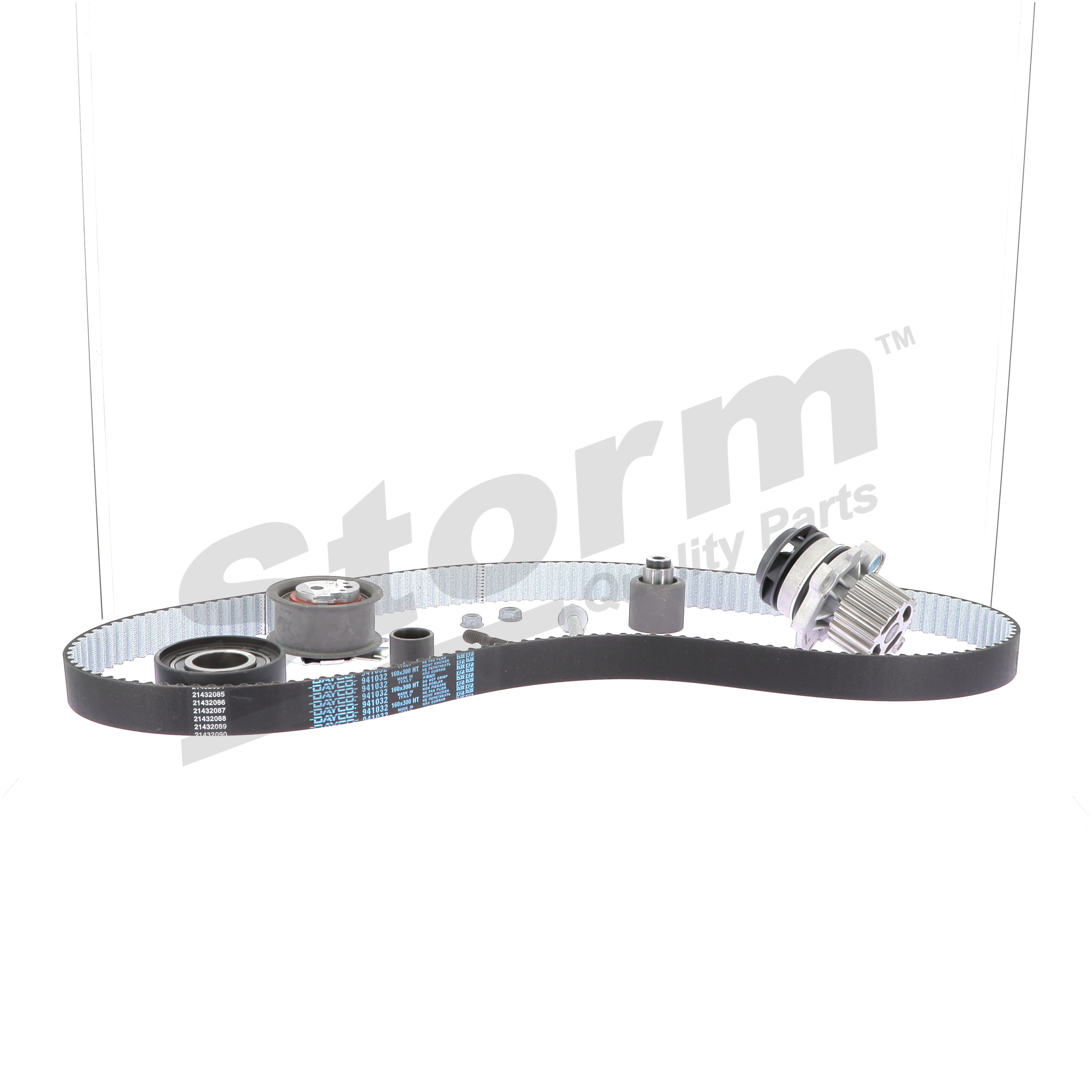 STORM QUALITY PARTS 5550791KP Vezérműszíj készlet vízpumpával VW Passat B6 Variant 2.0 TDI 110 LE