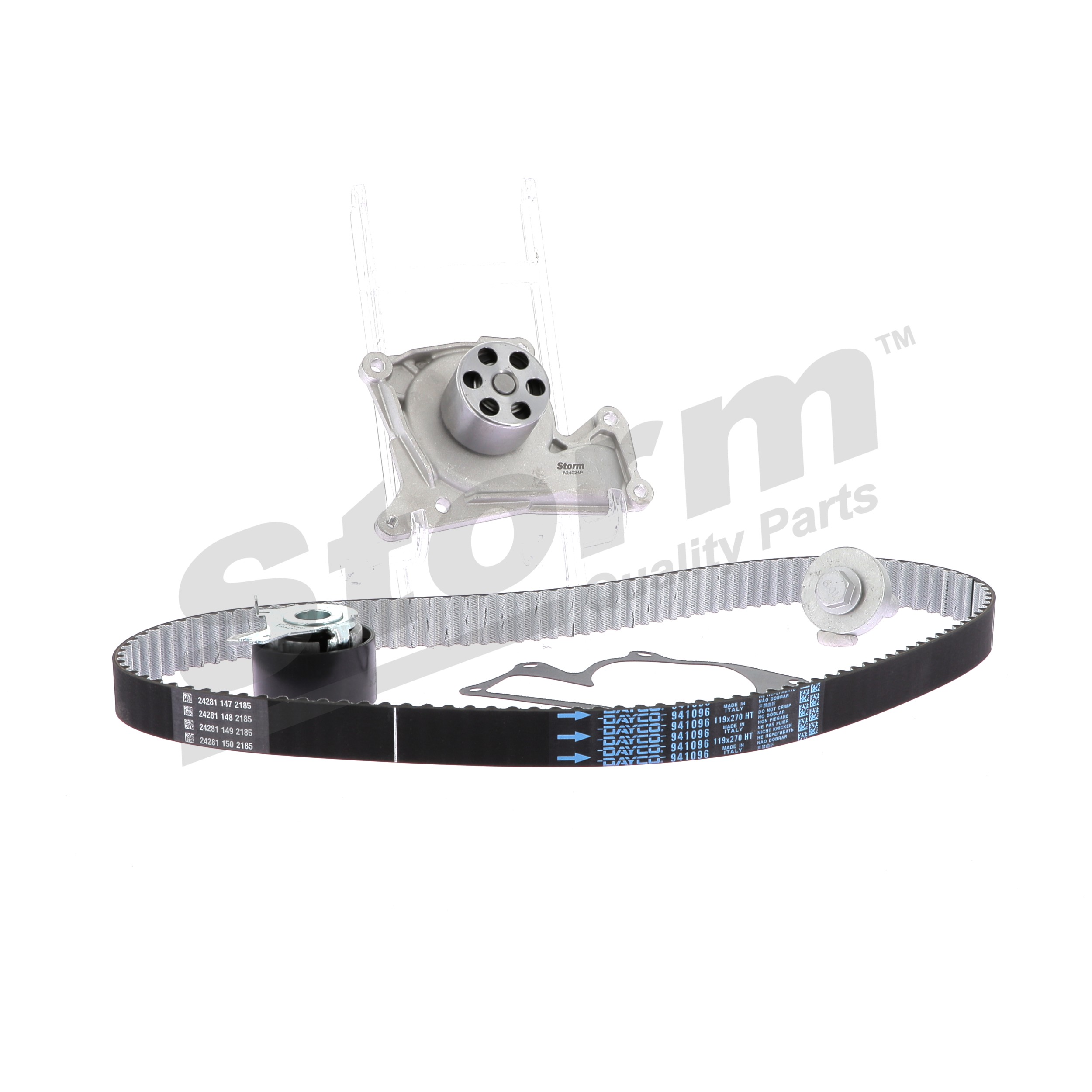 STORM QUALITY PARTS 5550886KP Vízpumpa + vezérlés szett Dacia Logan MCV 2 1.5 dCi 90 LE K9K 612