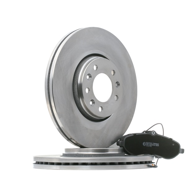 RIDEX 3405B0882 Σετ φρένων τακακια και δισκοπλακες Fiat Scudo 270 2.0 D Multijet 4x4 120 PS RHK
