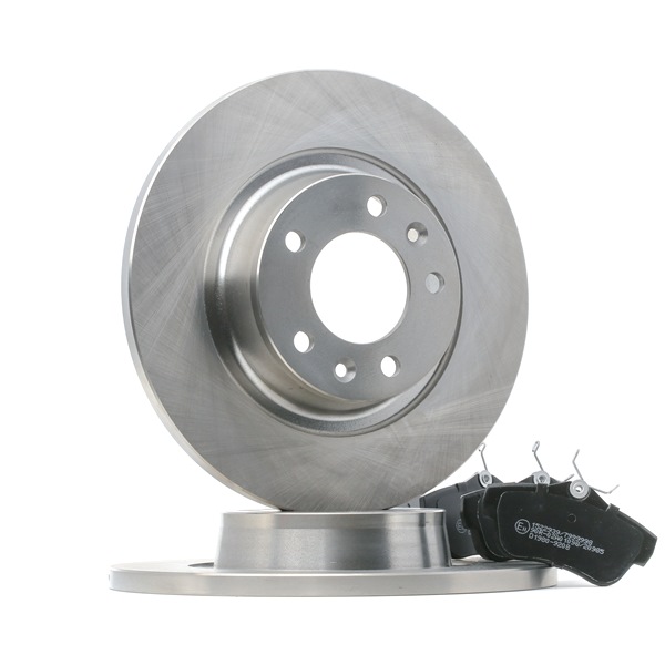 RIDEX 3405B1186 Σετ φρένων τακακια και δισκοπλακες Fiat Scudo 270 2.0 D Multijet 4x4 120 PS RHK