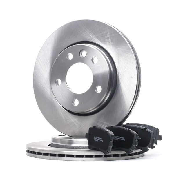RIDEX 3405B1258 Fék készlet, tárcsafék VW Multivan T5 1.9 TDI 102 LE