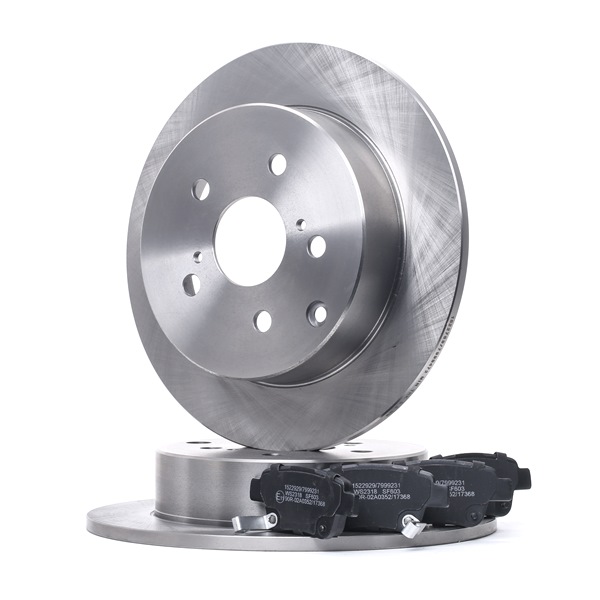 RIDEX 3405B1262 Fékdob 1.3 VVTi 87 LE 8A-FE