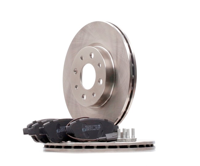 RIDEX 3405B1626 Σετ φρένων τακακια και δισκοπλακες Fiat Doblo Cargo 223 1.9 JTD 105 PS 223 A7.000
