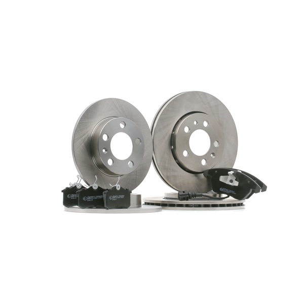 RIDEX 3405B1696 Kit dischi e pastiglie SKODA Fabia II Combi (545) 1.4 TSI RS 180 CV