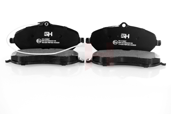 GH GH-410607 Τακάκια φρένων CITROËN Jumpy II Φορτηγό πλατφόρμα/Σασσί 2.0 HDI (X_RHH) 163 PS