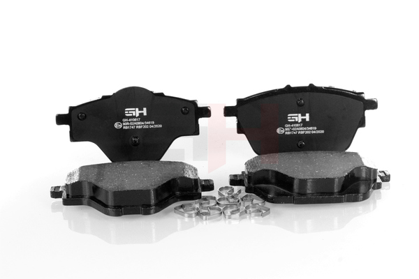 GH GH-410617 Brake pads DS DS 4 II PureTech 225 (FP5GGT) 224 hp 5GG (EP6FADTX)