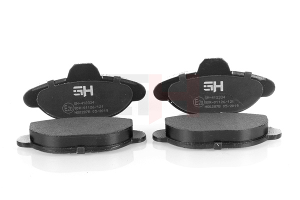 GH GH-412334 Τακάκια φρένων Fiat Cinquecento 170 0.7 i 30 PS 170 A.046