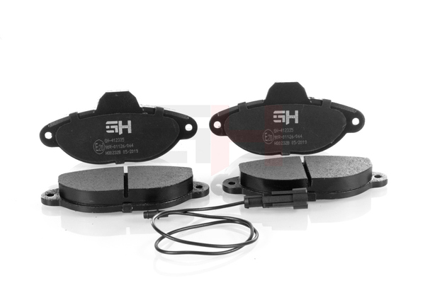 GH GH-412335 Τακάκια φρένων Fiat Cinquecento 170 1.1 Sporting 54 PS 176 B2.000