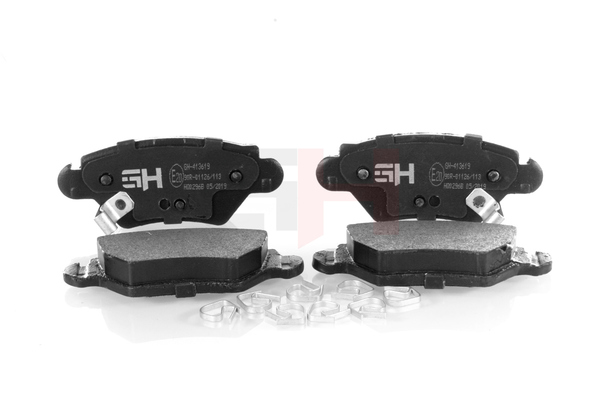 GH GH-413619 Τακάκια φρένων Opel Astra G CC 2.2 DTI (F08, F48) 117 PS Y 22 DTR