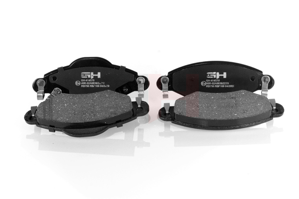 GH GH-414570 Pastiglie dei freni Toyota Yaris 1 serie 1.4 D-4D (NLP10_) 75 CV 1ND-TV