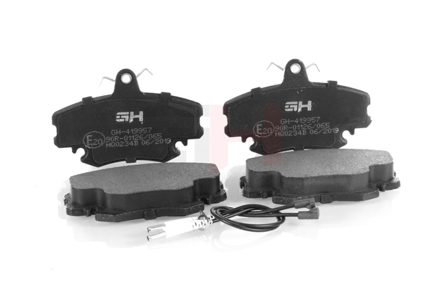 GH GH-419957 Jarrupalat, levyjarru Dacia Logan LS 1.4 (LSOA, LSOC, LSOE, LSOG) 75 HV