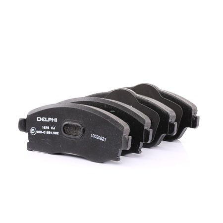 DELPHI LP1676 Bremsbeläge Opel Corsa C 1.0 (F08, F68) 60 PS Z 10 XEP