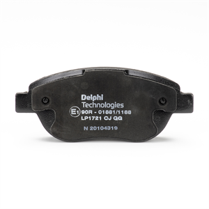 DELPHI LP1721 Τακάκια φρένων Fiat Linea 323 1.6 (323.AXF1A) 110 PS 310 A5.011