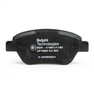 DELPHI LP1989 Jarrupalat, levyjarru Opel Corsa C 1.2 Twinport (F08, F68) 80 HV