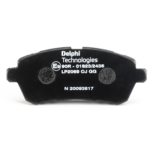 DELPHI LP2069 Pastiglie dei freni Suzuki Swift fz nz 1.2 (AZH 412, AZG 412, ZC72S) 91 CV K12B