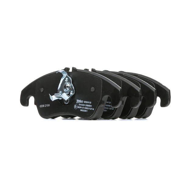 VALEO 302412 Pastiglie dei freni Audi A5 8t3 2.0 TFSI 224 CV CNCD
