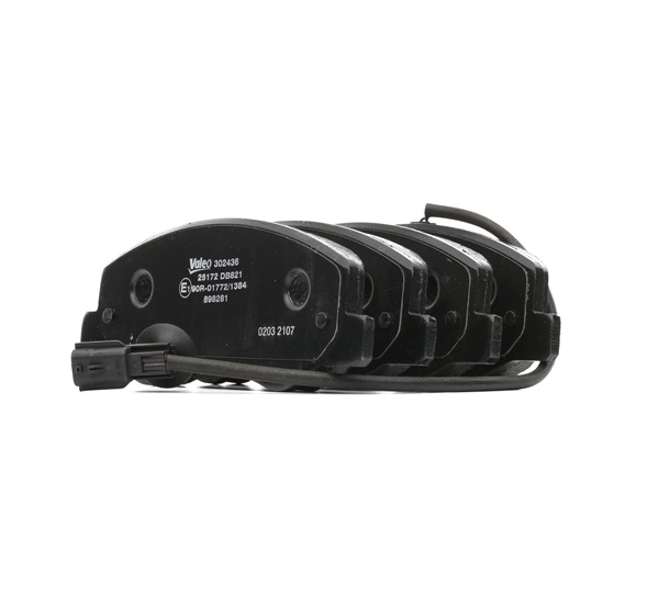 VALEO 302436 Pastilhas de travão Renault Master 3 Van 2.3 dCi 145 FWD (FV0E, FV0F, FV0H, FV02, FV0M, FV0S,... 146 cv M9T 896