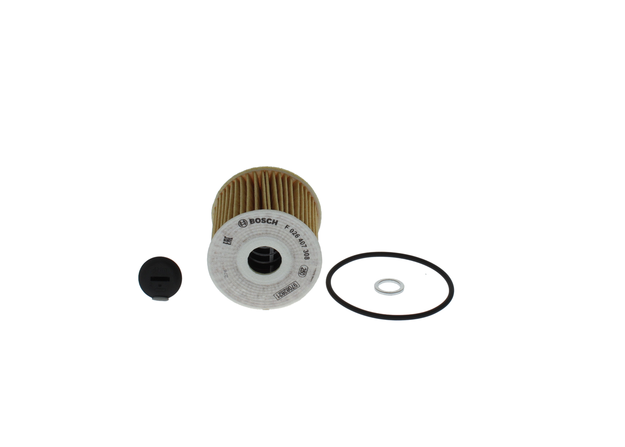 BOSCH F 026 407 308 Oil filter Hyundai i30 Fastback 1.6 CRDi 136 hp D4FE