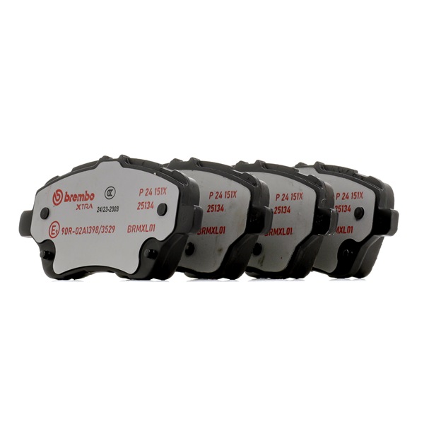 BREMBO P 24 151X Remblokken Ford Fiesta Mk6 1.5 Flex 111 Pk C154CSG