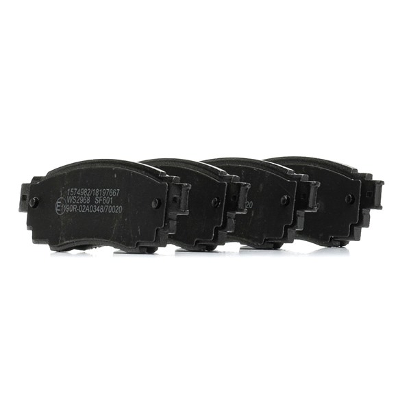 Köp billigt 402B1824 Bromsbeläggsats Bakaxel från RIDEX 0446602370, 0446602380, 0446606230, 0446606230