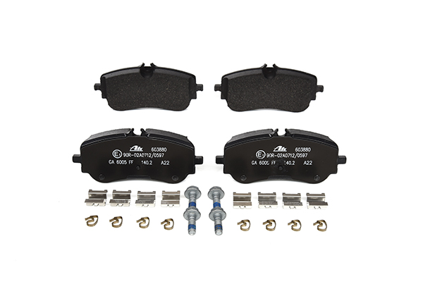ATE 13.0460-3880.2 Τακάκια φρένων VW Crafter Van e-Crafter 136 PS EBHA