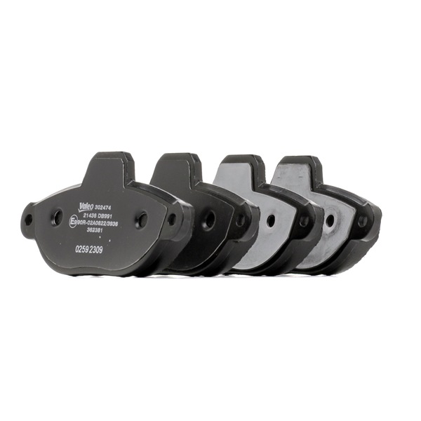 FORD VALEO Τακάκια δισκόφρενων 302474