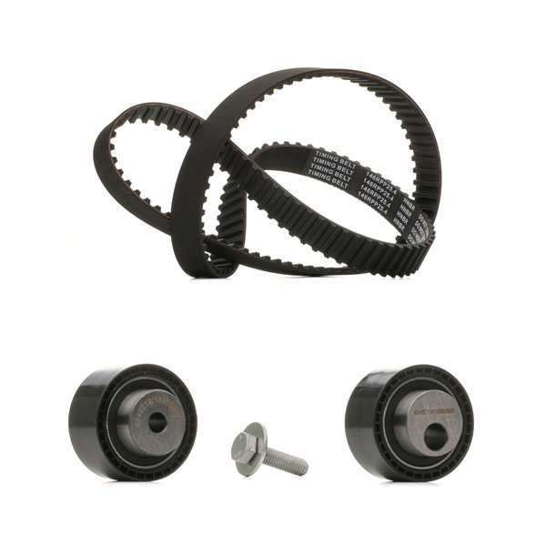 RIDEX PLUS 307T0189P Σετ ιμάντα χρονισμού CITROËN C5 II Hatchback 2.2 HDi 133 PS 4HX (DW12TED4)