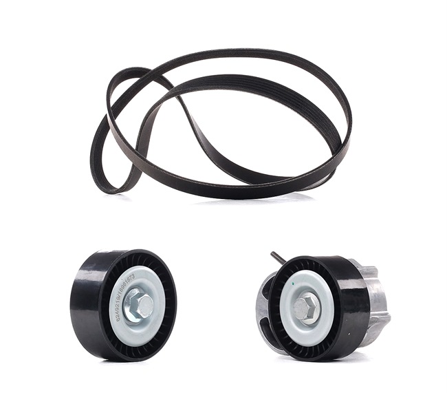 RIDEX PLUS 542R0110P Poly v-belt kit BMW 3 Compact (E46) 316ti 1.8 115 hp N42 B18 A