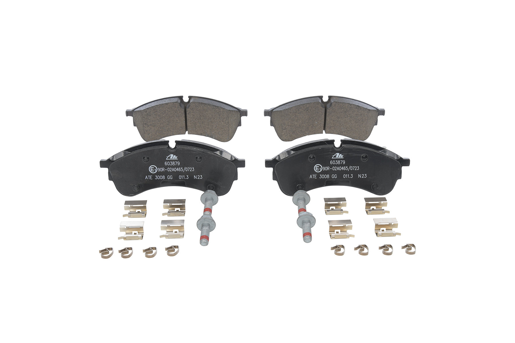 ATE 13.0460-3879.2 Τακάκια φρένων VW Crafter Φορτηγό πλατφόρμα 2.0 TDI RWD 163 PS DREC