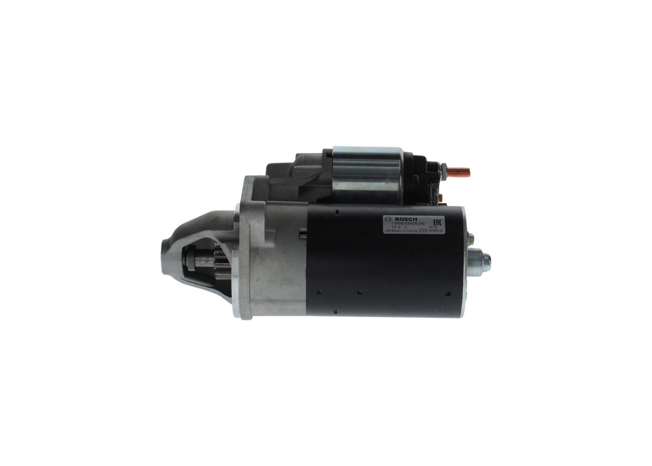 BOSCH 1 986 S00 826 Starttimoottori Lancia Ypsilon 3 0.9 TwinAir (312.YXN11, 312.YXN1A) 80 hv 312 A2.000