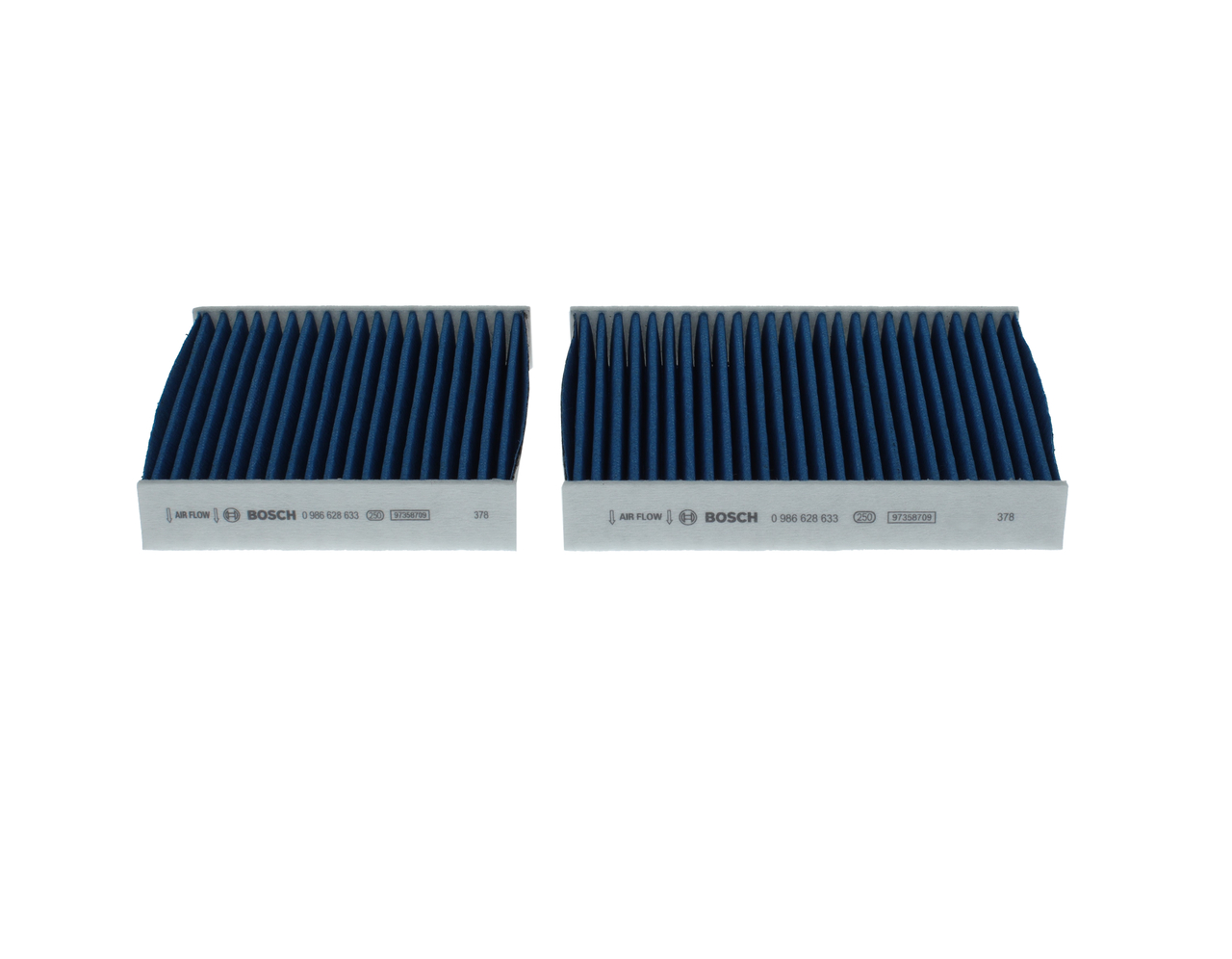BOSCH 0 986 628 633 Pollen filter Citroën C3 II 1.6 VTi Flex 118 hp EC5