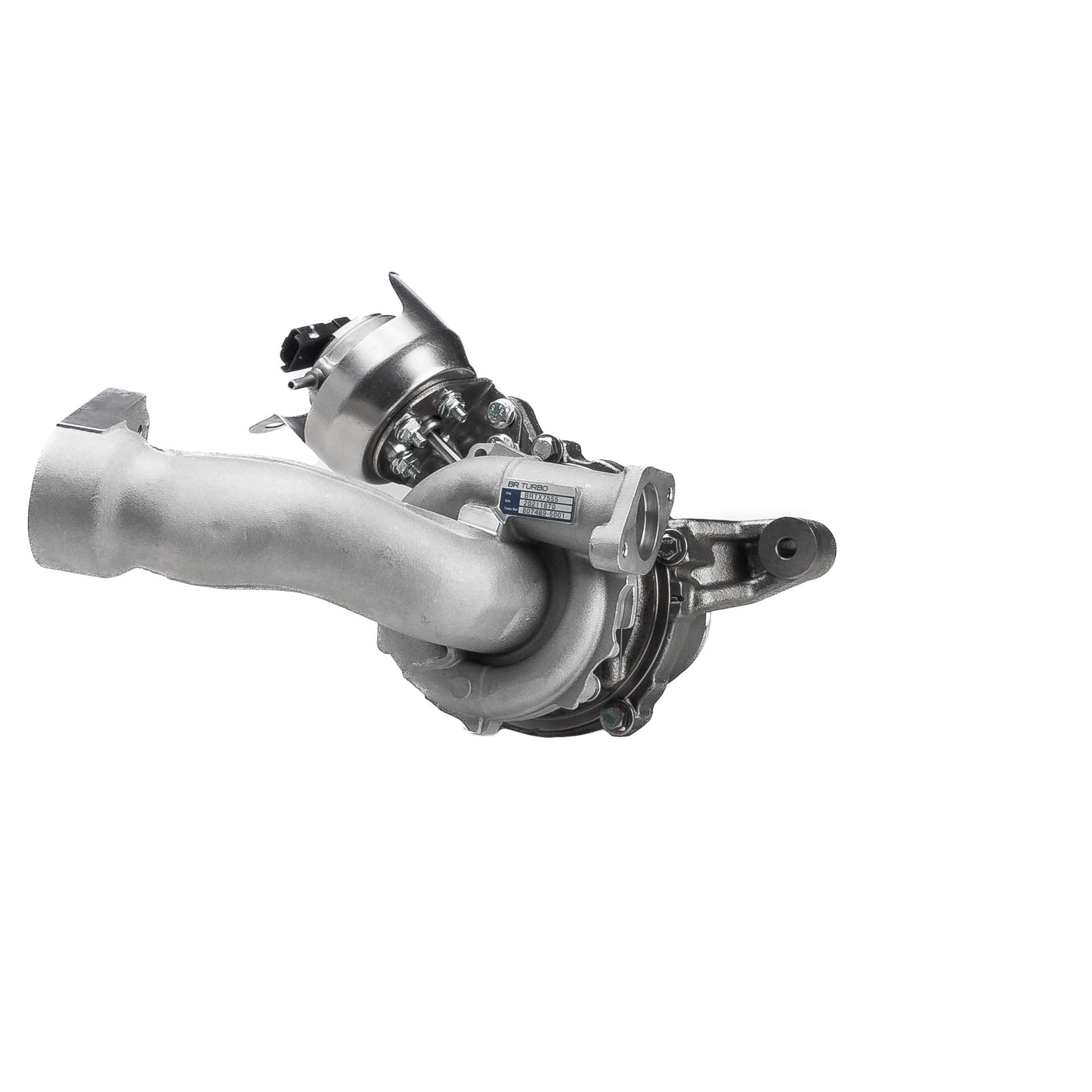 BR Turbo BRTX7555 Turbina CITROËN Jumpy II Burtowy Ciężarówka/Podwozie 2.0 HDI (X_AHY) 98 KM AHY (DW10CE)
