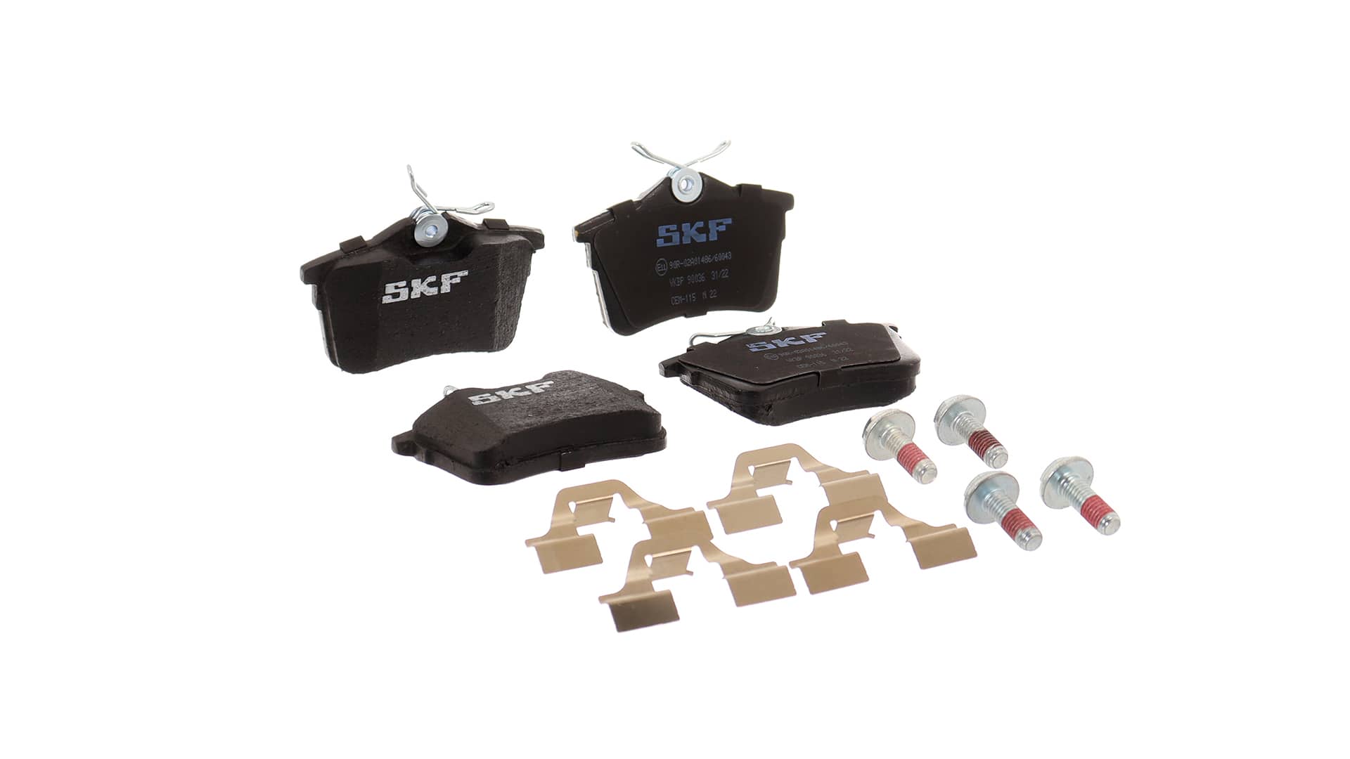 SKF VKBP 90036 Bremseklosser Berlingo B9 1.6 VTi 120 hk 5FS (EP6C)