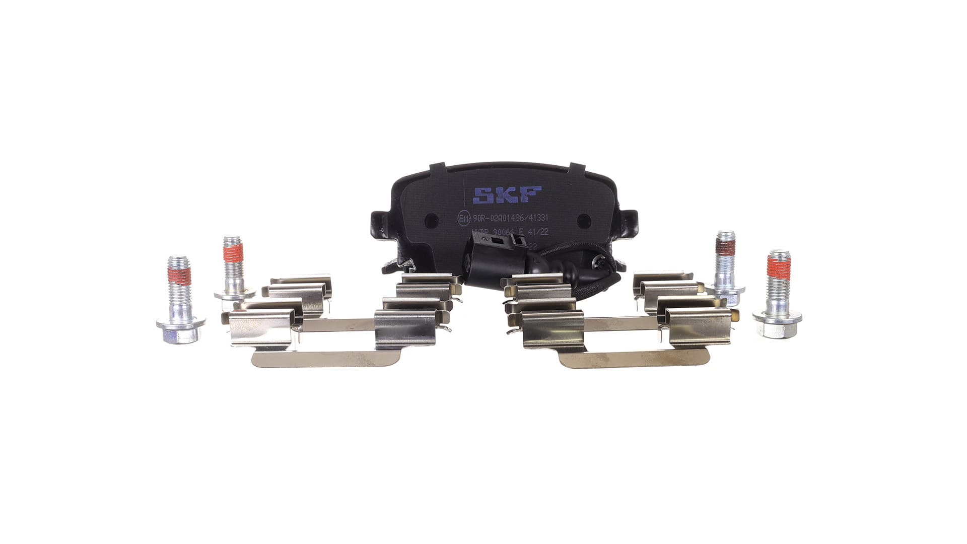 SKF VKBP 90066 E Pastilhas de travão VW T5 Camião de plataforma 2.0 CNG 115 cv AXA