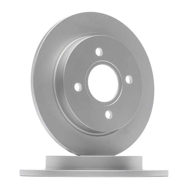 82B0014P RIDEX PLUS Bremsscheibe voll, Hinterachse, Ø: 252.7mm, beschichtet, ohne Radnabe, ohne Radbefestigungsbolzen