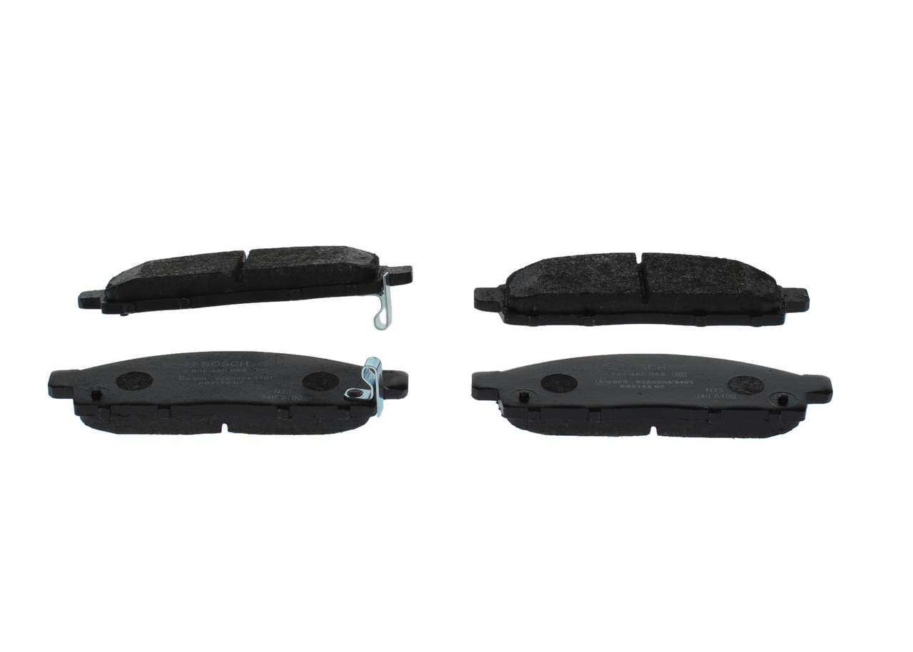 BOSCH 0 986 460 069 Pastilhas de travão Mitsubishi L200 Camião de plataforma 2.4 D 4WD (KL1T) 181 cv 4N15