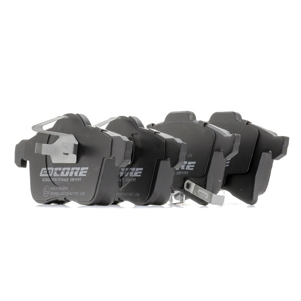 goCORE GCD020010 Remblokken VAUXHALL Corsavan Mk2 (C) (X01) 1.3 CDTI 16V (F08) 70 Pk Z 13 DT