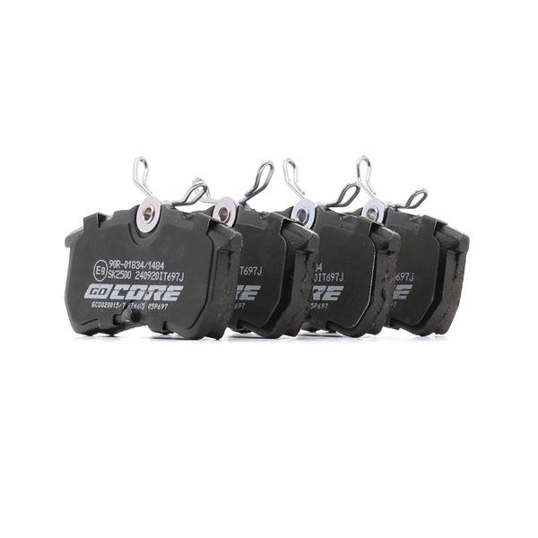 goCORE GCD020015 Remblokken Ford Fiesta Mk6 1.5 Duratec 112 Pk ZY05
