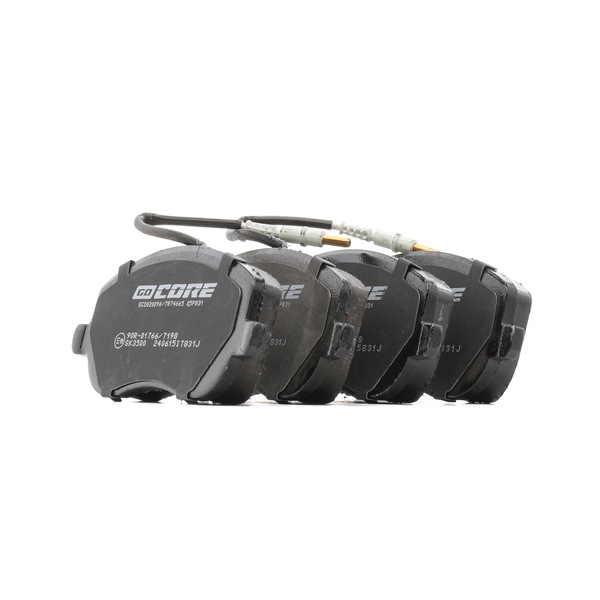 goCORE GCD020096 Remblokken Fiat Scudo Station Wagon 2.0 JTD 109 PK