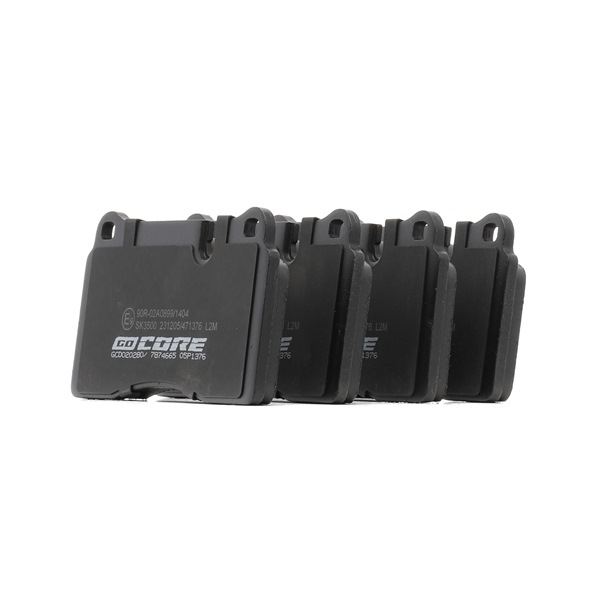 goCORE GCD020280 Bremsbeläge Touareg 7L 3.2 V6 220PS 2002
