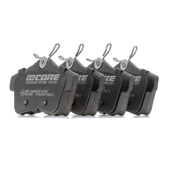 goCORE GCD020433 Bremsbeläge CITROËN C4 II Limousine 2.0 Flex 151 PS RFJ (EW10A)