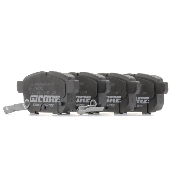 goCORE GCD020460 Bremsbeläge Suzuki Swift AZ 1.2 (A2L412) 90 PS K12C