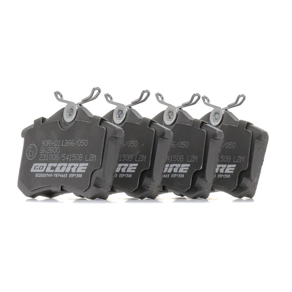 goCORE GCD020749 Remblokken VW Passat 3bg Sedan 2.3 V5 4motion 170 Pk AZX