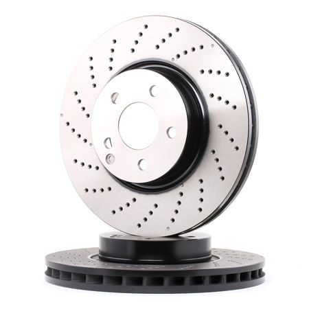 TRW DF4862S Bremsscheiben Mercedes S204 C 320 CDI 3.0 (204.222) 224PS 2011
