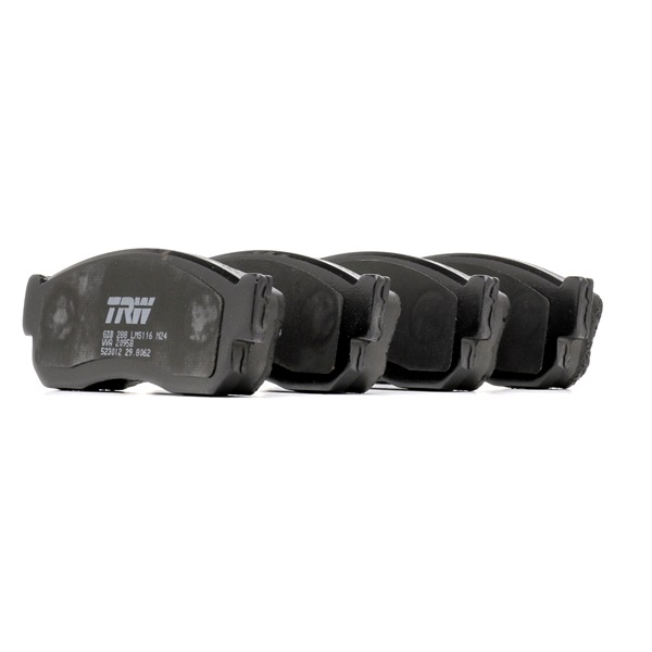 NISSAN TRW Brake pad set GDB288