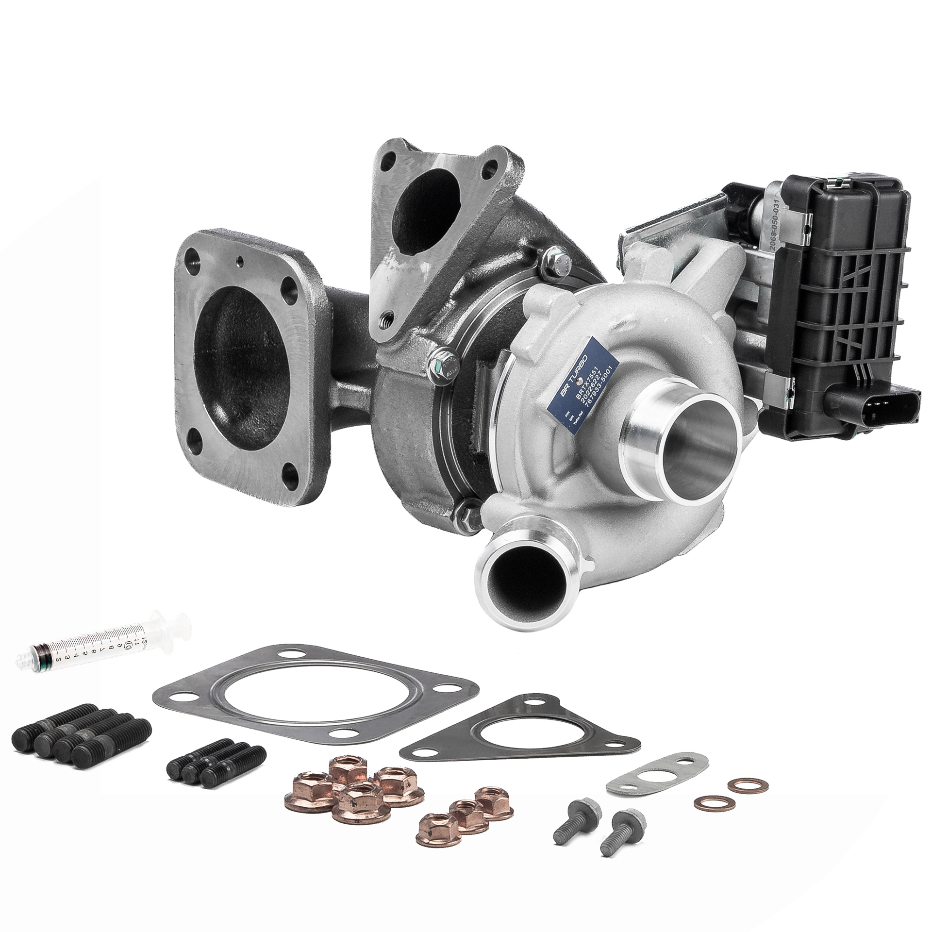 BR Turbo BRTX7551M Turbo FORD Transit Mk6 Flatbed vrachtwagen / Chassis (V347, V348) 2.2 TDCi 110 Pk QVFA