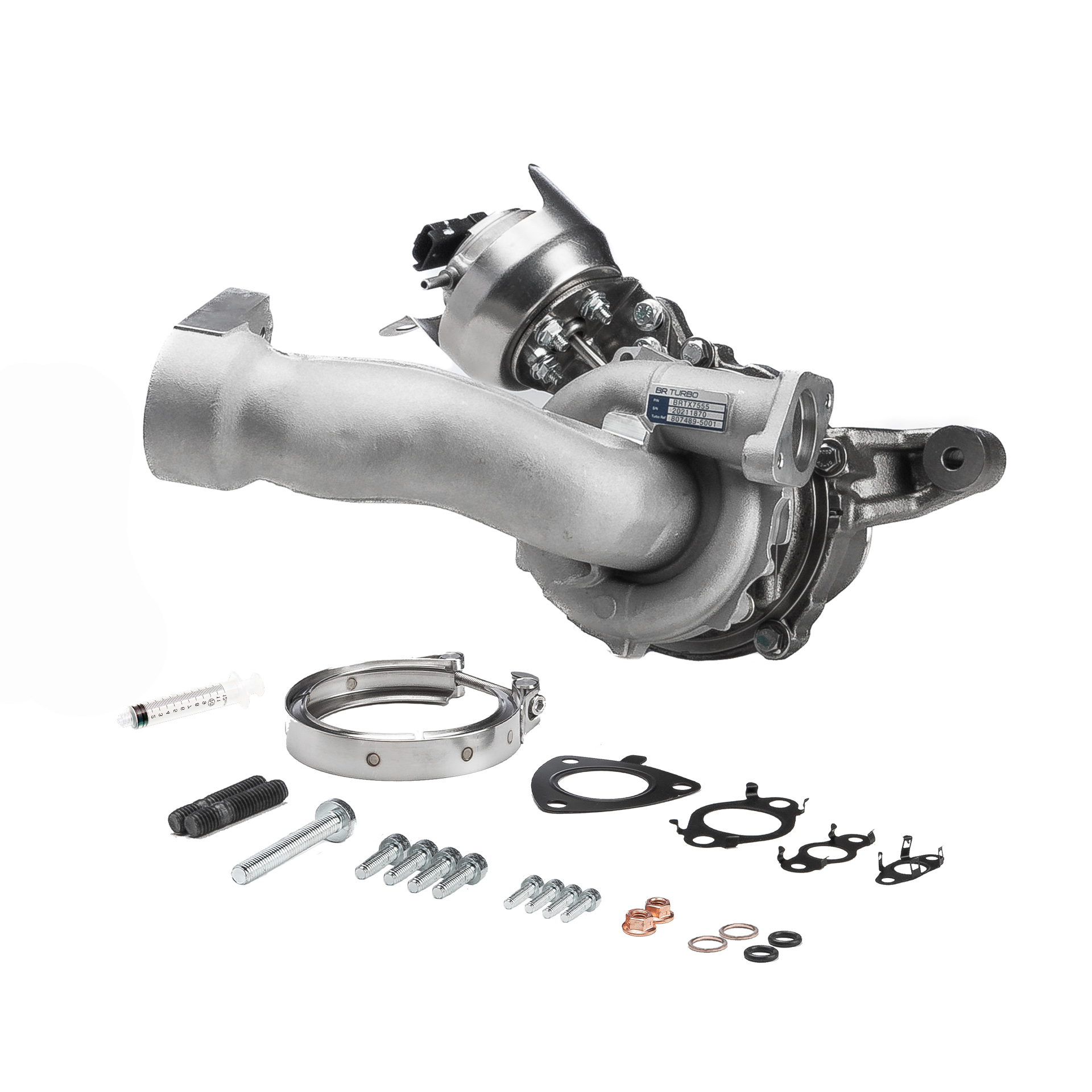 BR Turbo BRTX7555M Turbina CITROËN Jumpy II Burtowy Ciężarówka/Podwozie 2.0 HDI (X_AHY) 98 KM AHY (DW10CE)